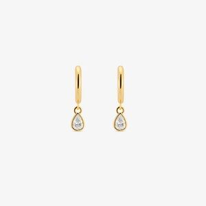 Méga Baby Hoop Pear Drop Earring